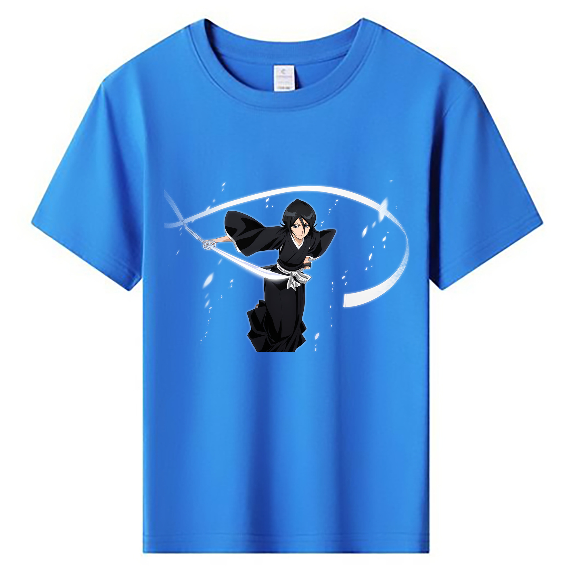 （画像用） ブリーチ 朽木ルキア BLEACH Kuchiki Rukia 綿100％キッズTシャツ（フロントプリント）